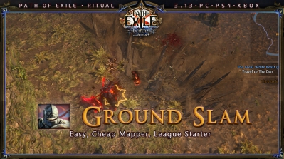 [Ritual] PoE 3.13 Duelist Champion Ground Slam Easy Build (PC,PS4,Xbox)